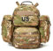 Akmax.cn MOLLE II Medium Taktischer Rucksack - Authentischer Militärrucksack mit ABS-Außenrahmen, abnehmbaren Seitentaschen, modularem Design für schwere Lasten (50L, OCP)