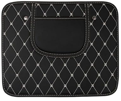VOLBOZ 2 Stück Auto Rücksitz Anti Kick Pad für VW Volkswagen Taigo Touran Tiguan CC Beetle VW, Rücksitzschutz Auto Anti Kick Pad Autositzschutz, Pu Leder wasserdichte Autositz Rückenlehnenschutz