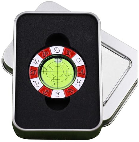 Qikam Golf Green Reader, Kompakte Golfballmarker für Putting Green, Golfball-Marker mit Wasserwaage, Golf-Level-Marker, Golf-Zubehör, Ausrichtungslesegerät