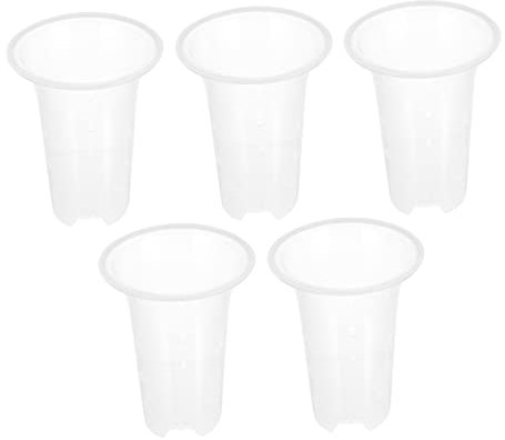 Sosoport Vasi per Orchidee - Confezione da 5 Grandi con Flusso per La Crescita