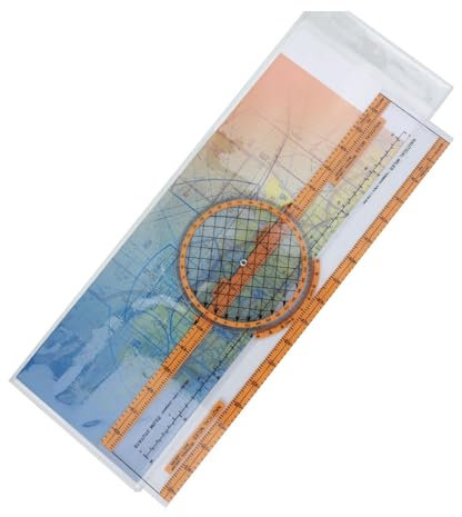 Ordinateur de vol en plastique amélioré pour pilotes d'aviation - Calculatrice de vol standard pour entraînement au vol - Ordinateur de vol et traceur