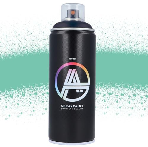 Double A Spraypaint Sprühdose 400ml Sprühfarbe Acryllack Sprühlack matt hochdeckend DIY Kunststoff Metall Möbel Deko (DA-190 Graffitibox Peppermint)