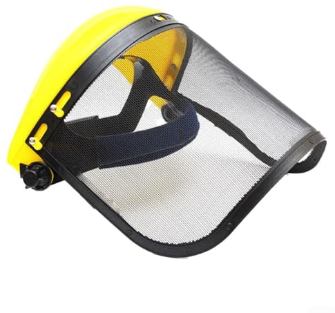 Garten-Schutzhut aus Drahtgeflecht, Kettensägenhelm, Forsthut, multifunktionaler Gartenrasentrimmer, Sicherheitshelm