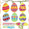Ostereier Bastelset für Kinders, 12 Stück Filz Ostern Basteln für Kinder, Bastelset Frühling für Kinder, Osterdeko zum Basteln für Ostern, für Mädchen Jungen Frühling Ostern Party Geschenk