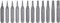QUARKZMAN 12 Stück T1 T20H Schraubendreher Torx Bit Set, Bitsatz 4mm Sechskantschaft 28mm/1,1 Zoll Länge Magnetisch Stern 6 Punkt Kopf Hex Bits S2 Stahl Werkzeugset Elektroschrauber