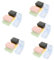 Healeved 30 Sets Halloween Contacts Lens Case with Mirror Tweezers Portable Lens Box Compact