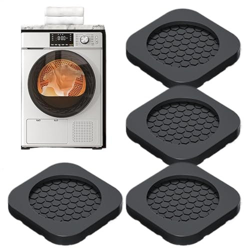 Coussinets pour machine à laver : coussinets de rondelle d'absorption des chocs – Stops de machine à laver Sèche-linge en mouvement | La plus grande ouverture s'adapte à les pieds de machine à