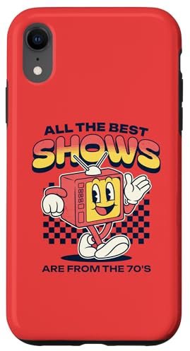 70s TV Shows Vintage Funny Quote Millenial Gen X Xennial Case for iPhone XR