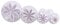 4 Pieces Daisy Flower Fondant Plunger Cutters, DIY Blossom Flower Cake Fondant Mould, Sugarcraft Cake Biscuit Stamps