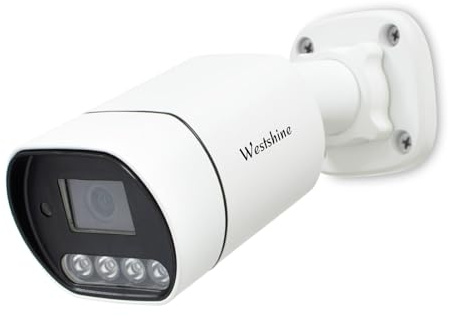 WESTSHINE 5MP CCTV Überwachungskameras Außen wasserdichte Bullet Sicherheits-AHD-Kamera 2,8 mm Breiter Blickwinkel, 65ft Infrarot Nachtsicht, 4-in-1(TVI/CVI/AHD/CVBS) BNC Kamera(5,0 Megapixel)