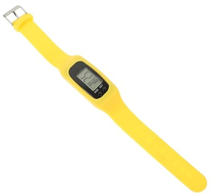 Bracciale Contapassi in Silicone Orologio Elettronico per Conteggio Passi | Bracciale Contapassi Polso Uomo, senza App Né Telefono, Batteria Ag10 1, 5v Integrata