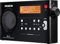 Sangean PR-D7 - Radio portátil (Pantalla LCD de 3.3 , 7.2 voltios, Inalámbrico y alámbrico), Negro