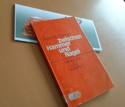 Joachim dachsel: Zwischen Hammer und Nagel