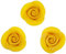 Cake Company Rose mittel gelb 35 mm 24 STÜCK 1er Pack (1 x 360 g)