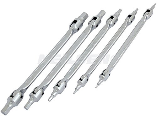 5 PIECE SWIVEL HEX KEY SET