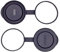 Opticron 31023 Objektivdeckel aus Gummi, 42 mm, OG S, 1 Paar, passend für Modelle mit Außendurchmesser 48–50 mm