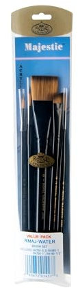 Royal and Langnickel Majestic Premium Watercolour Brush Set (Pack of 5)