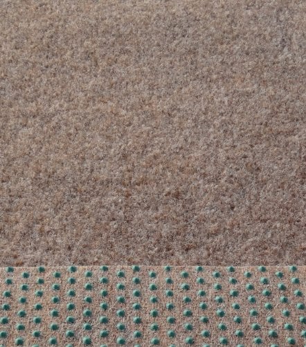 Kunstrasen Rasenteppich mit Noppen 133/200/400 cm Breite angenehm weich Farbe: beige - braun