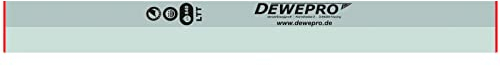 DEWEPRO® Aluminium Trapez Kartätsche - Abziehlatte - Richtscheit - Putzlatte - Kartätsche - Länge: 150cm / 1,5m