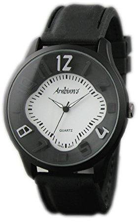 ARABIANS Herren Analog Quarz Uhr mit Gummi Armband HBA2065W