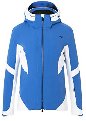 KJUS Women Laina Jacket Blau-Weiß, Damen Jacke, Größe 40 - Farbe Strong Blue - White