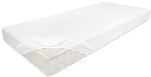 npluseins wasserdichtes Spannbetttuch - Frottee Bezug mit Nässeschutz 1367.1880, ca. 70 x 140 cm