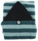 Perfeclan Surfbrett Sockenhülle Tasche Surfboard Schutzhülle mit Kordelzug Stretch Boardbag für Shortboard Windsurfboard, 7,0 ft-Grün