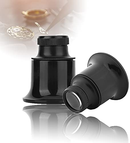 YUYTE 15X Uhrmacherlupe, Lupenbrille Monokular, Lupen für Uhr Reparatur, Schmuck, Münzen, Juweliere, Elektriker, Nähen, Handwerk