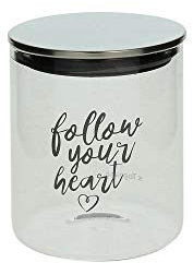 Tognana Industrial storage jar, material: glass, metal, transparent, 10 x 12.5 cm