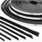 STEIGNER 5 m guarnizionea a spazzola autoadesiva NERO, spazzola antipolvere, altezza 20 mm