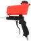 Walfront de Sable, Outil de Dynamitage de Sableur de Nettoyeur Haute Pression Mini Aluminium Portable Sableuse Pneumatique (Rouge)