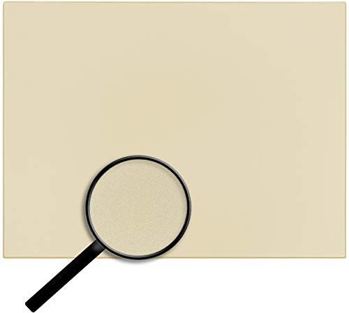 alles-meine.de GmbH XL große - Schreibtischunterlage/Unterlage - Größe & Modell & Farbwahl - 60 cm x 40 cm - Leder Effekt - Creme/beige - abwischbar - rutschfest - Schreibunt..