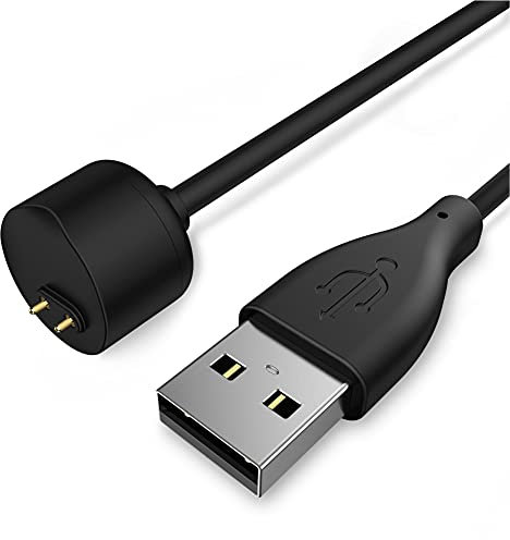 TUSITA 1M Magnétique Chargeur Compatible avec Xiaomi Mi Band 5 6 7, Amazfit Band 5 - Câble de Chargement USB 3,3ft 100cm - Accessoires pour Fitness Tracker