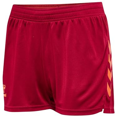 hummel hmlONGRID Short Damen F3135 rotorange, S Kinder