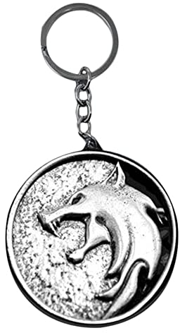 Pyramid International SM Entertainment Korea N/A – The Witcher Metall Schlüsselanhänger, grau, 4.5 x 6 centimètre
