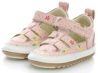 Robeez Garçon Unisex Kinder MINIZ Basket, Rose Clair Fruits, 20 EU