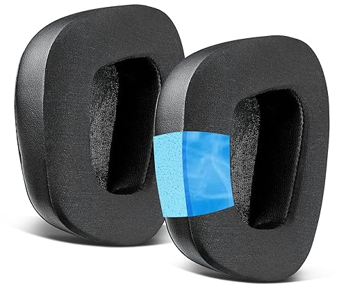 SOULWIT Almohadillas de Gel Refrigerante Repuesto para Turtle Beach Stealth 600 Gen 2 USB/MAX, 600 Gen3 PC/PS/XB, 500 XB Wireless Auriculares,con Espuma de Aislamiento de Ruido