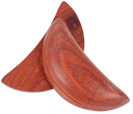 2 Stück Tragbare Wahrsagebecher Aus Holz Heilige Tassen Chinesisches Wahrsagewerkzeug Heimdekoration Handgefertigte Kunst