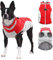 CITÉTOILE Hundemantel Winter,Wintermantel Hund,Hundemantel mit Geschirr, Warme Hundejacke für Kaltes Wetter, Hundemantel Wasserdicht mit Fleece Gefütterte, Winddichtes Reflektierend Winterweste