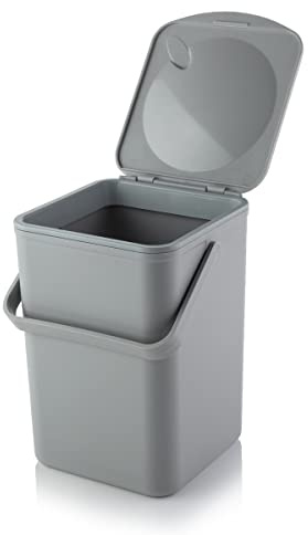 Minky 6L Caddy, Sturdy Carry Handle, Easy To Wipe Clean, Multipurpose Storage Caddy With Internal Removable Bag Retention Ring, Large 6-Litre Capacity, Made In The UK