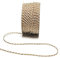 s.dekoda Kordel 50m x 2mm zweifarbig Weiß - Gold Drehkordel Dekoband Kordelband Kordelschnur
