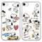 nurkorki [2 Stück Schutzhülle für iPhone 8 iPhone 7 iPhone SE 2022/2020 Hülle 4,7, Handyhülle Niedlich Karikatur Muster Transparente TPU Silikon Einzigartige Lustig Beschützen für iPhone 8 7