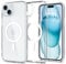 Spigen Ultra Hybrid MagFit Case for iPhone 15, [Anti-Yellowing] [MagSafe Compatible] - White