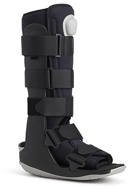 Ovation Medical Gen 2 Pneumatic Walking Boot - Lightweight, Low Profile CAM Walker Boot - Premium Medical Boot for Foot Injuries, Ankle Sprains, Fracture Recovery Support, & More (Standard, Large)