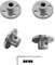 4 Stück 5mm Flanschkupplungsverbinder aus Aluminiumlegierung, starres Führungsmodell-Kupplungszubehör, Wellenachsenbeschläge für DIY RC-Modellmotoren