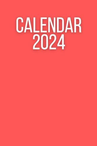 Pink Calendar For 2024: Planner, Bullet Journal With Dots