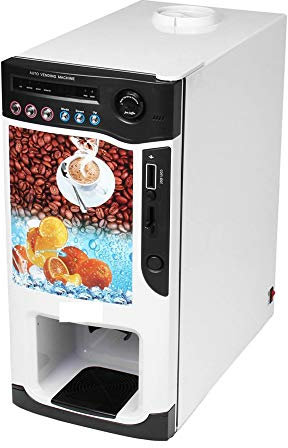 HWSY Smart Coin-Operated Automatic Commercial Instant Coffee Machine, 1.25L, Stainless Steel, Modern, 1000W, 10-12 Cups, Drip Coffee Maker