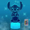 Stitch Gift for Girls, Stitch Night Light for Kids,16 Colours Change & Remote Control, USB or Battery Powered, Stitch Room Decor, Birthday Gift for Girls, Teens, and Stitch Fans
