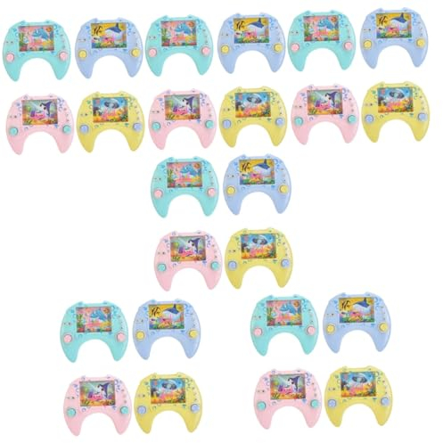 SAFIGLE 24 Ringspielmaschine kinderspielzeug Spielzeug für Kinder Fish Ring Toss Wasserspiele Wurfringspielzeug tragbare Retro-Spielekonsole Spielzeug für den Strand Wasserring-
