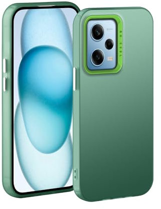 XINYEXIN Funda para Xiaomi Redmi Note 12 Pro 5G / Poco X5 Pro 5G Ultrafina Acabado Mate Antiarañazos Antigolpes Carcasa Bumper Case Cover - Verde